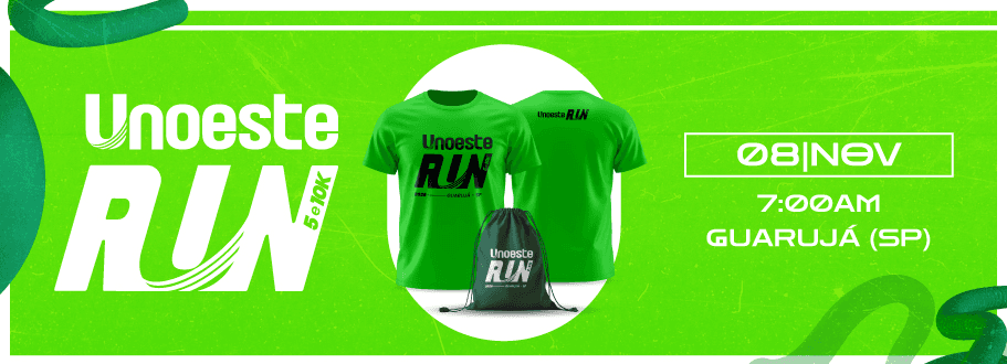 Imagem de divulgação: Corrida Unoeste Run 5k e 10k Guarujá 2026