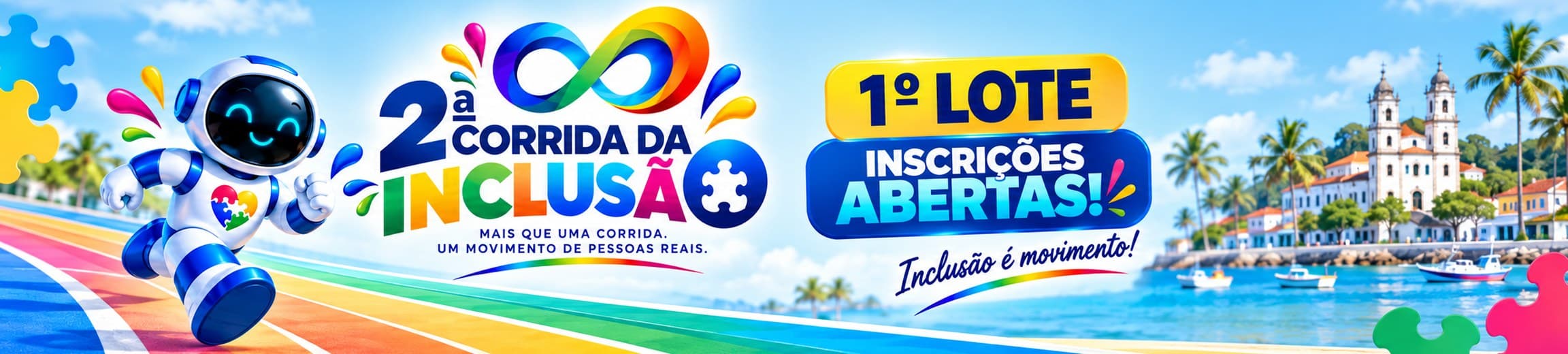 Imagem de divulgação: 2ª Corrida da Inclusão