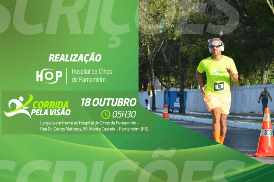 Imagem de divulgação: III Corrida pela Visão