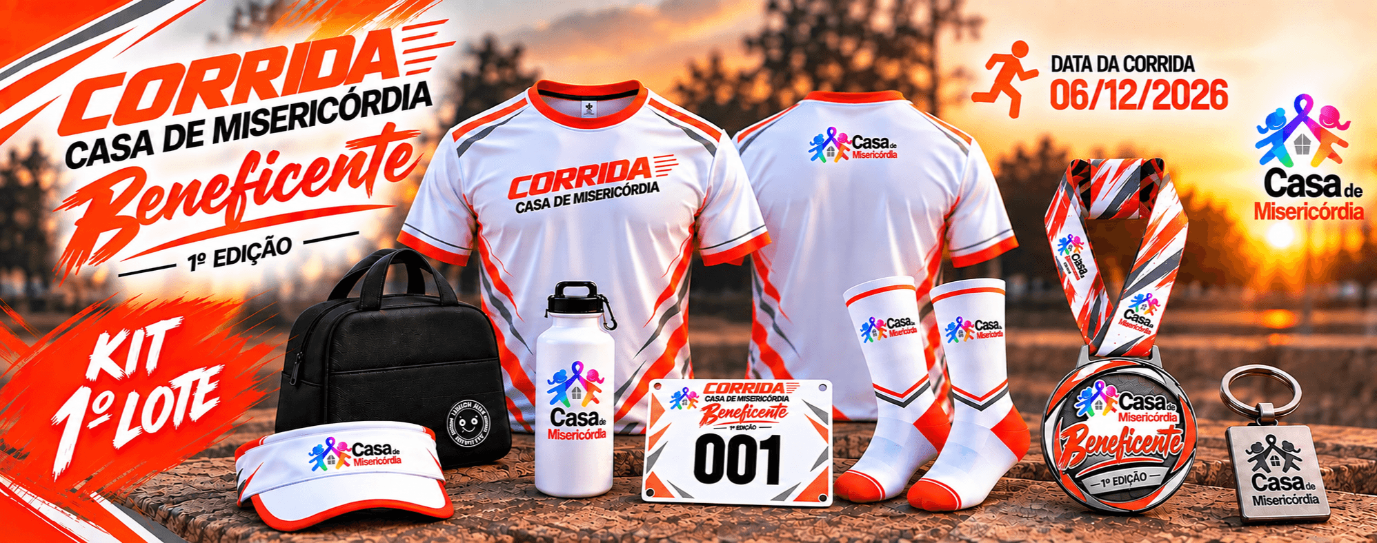 Imagem de divulgação: Corrida Casa de Misericórdia – 1ª Edição