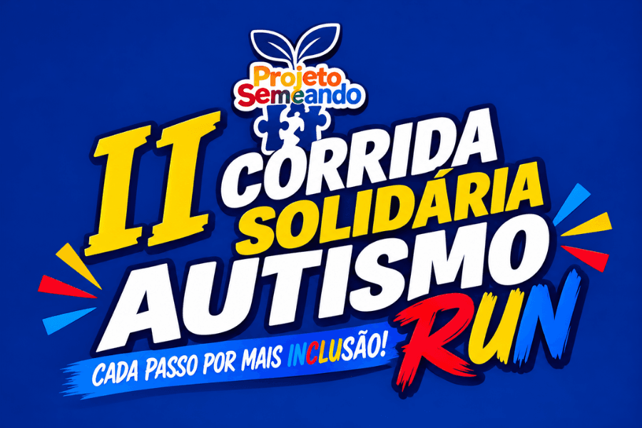 Imagem de divulgação: II Corrida Solidária Autismo Run