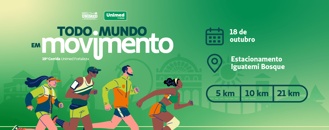 Imagem de divulgação: 19ª Corrida Unimed Fortaleza