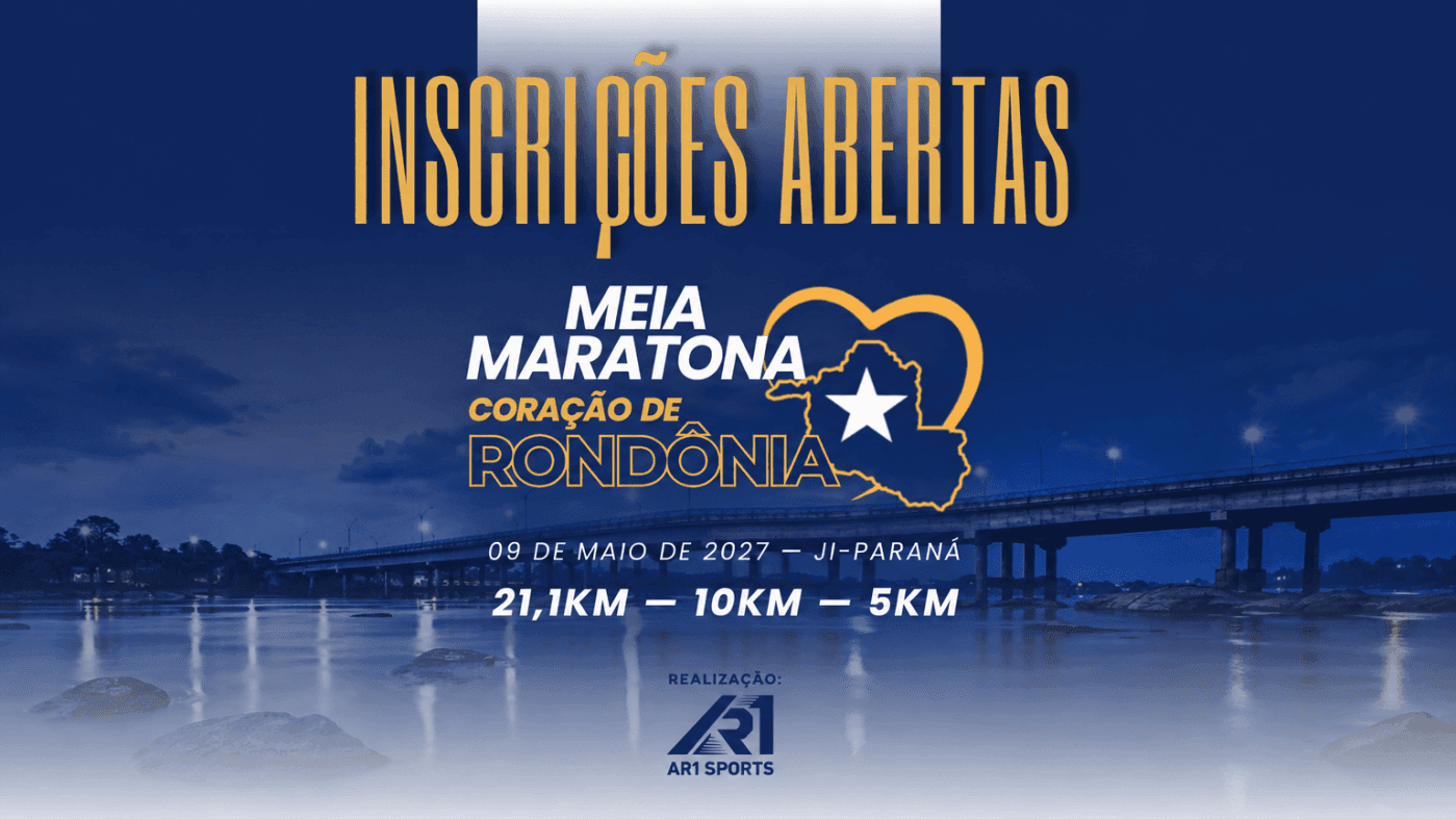 Imagem de divulgação: Meia Maratona Coração de Rondônia