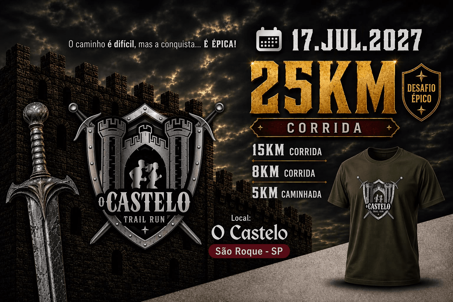 Imagem de divulgação: 3ª o Castelo Trail Run