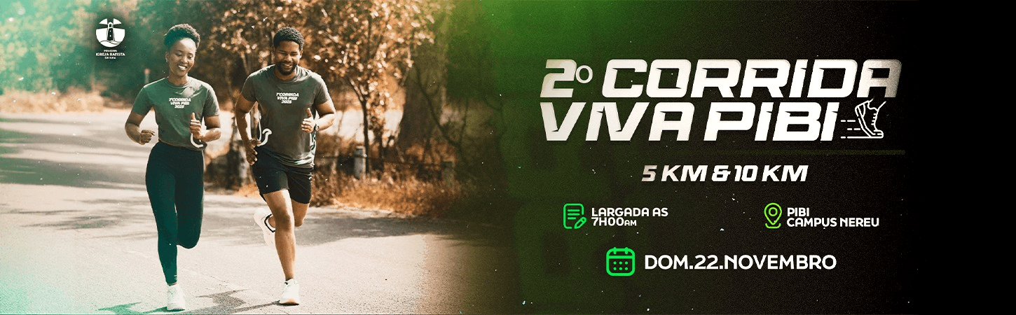 Imagem de divulgação: 2ª Corrida da Pibi Viva