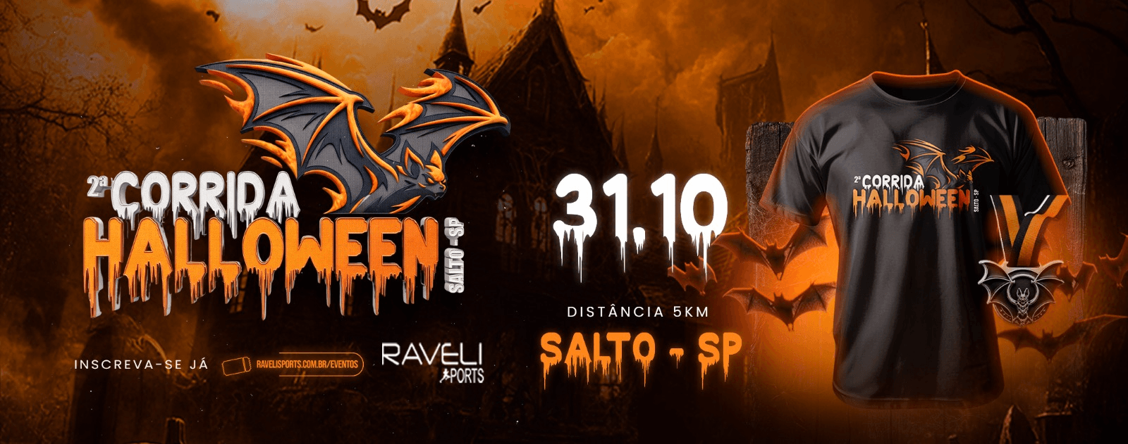 Imagem de divulgação: 2º Corrida Hallowew Salto