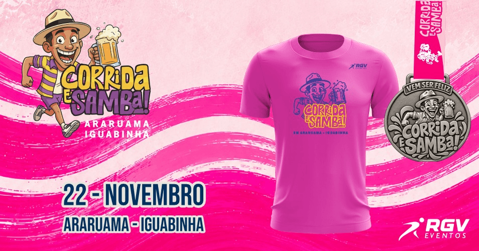 Imagem de divulgação: CORRIDA E SAMBA - etapa orla de iguabinha (ARARUAMA)