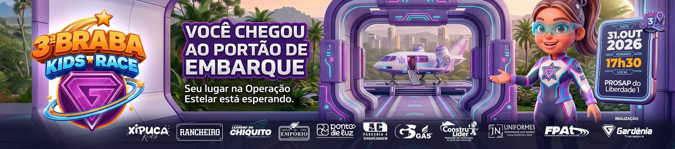 Imagem de divulgação: 3ª Braba Kids Race