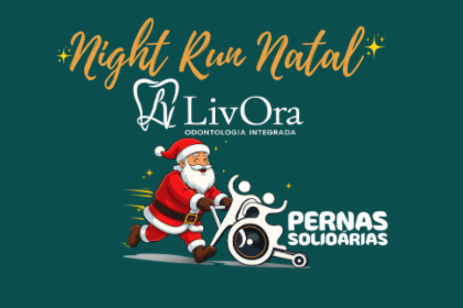 Imagem de divulgação: Corrida de Natal Livora Pernas Solidárias