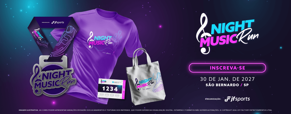 Imagem de divulgação: Night Music Run - Etapa Sbc