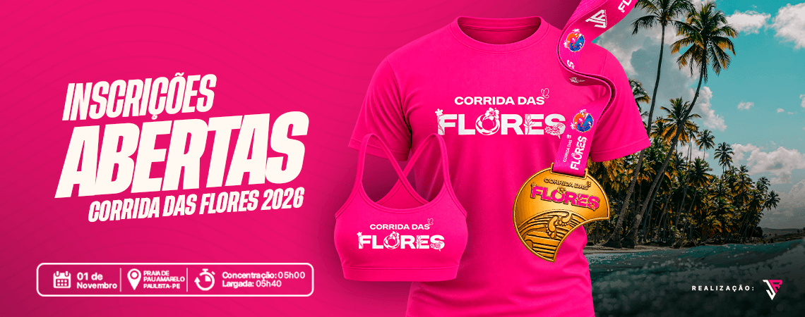 Imagem de divulgação: Corrida das Flores 2026