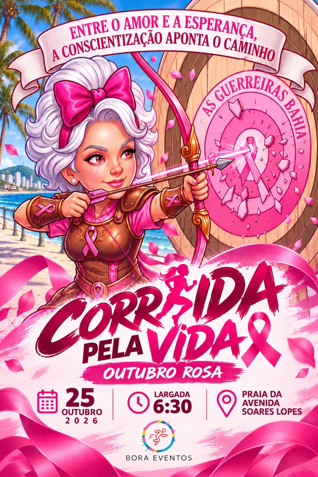 Imagem de divulgação: Corrida pela vida - Mulheres Guerreiras