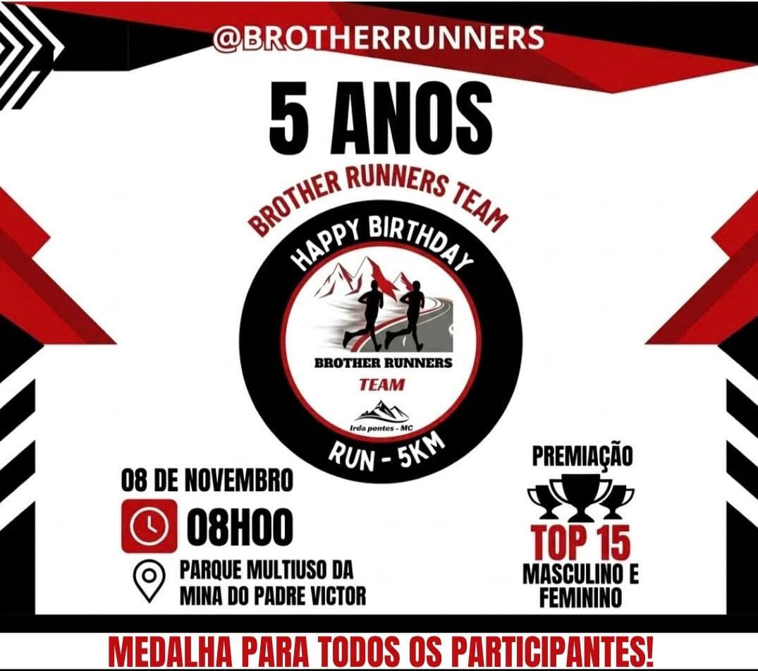 Imagem de divulgação: Happy Birthday Run 5km e Kids