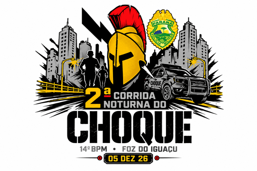 Imagem de divulgação: 2ª Corrida Noturna do Choque