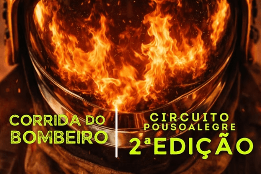 Imagem de divulgação: Corrida do Bombeiro 2ª Edição