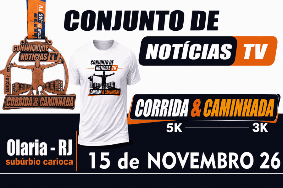 Imagem de divulgação: Corrida e Caminhada Conjunto de Notícias TV