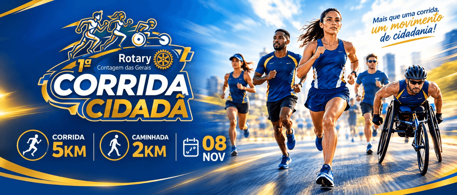 Imagem de divulgação: 1ª Corrida Cidadã