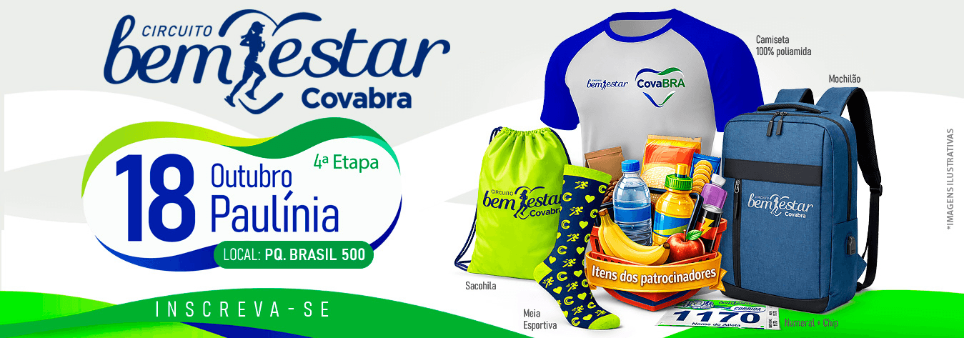 Imagem de divulgação: Circuito Bem Estar Covabra - Etapa 4 Paulinia