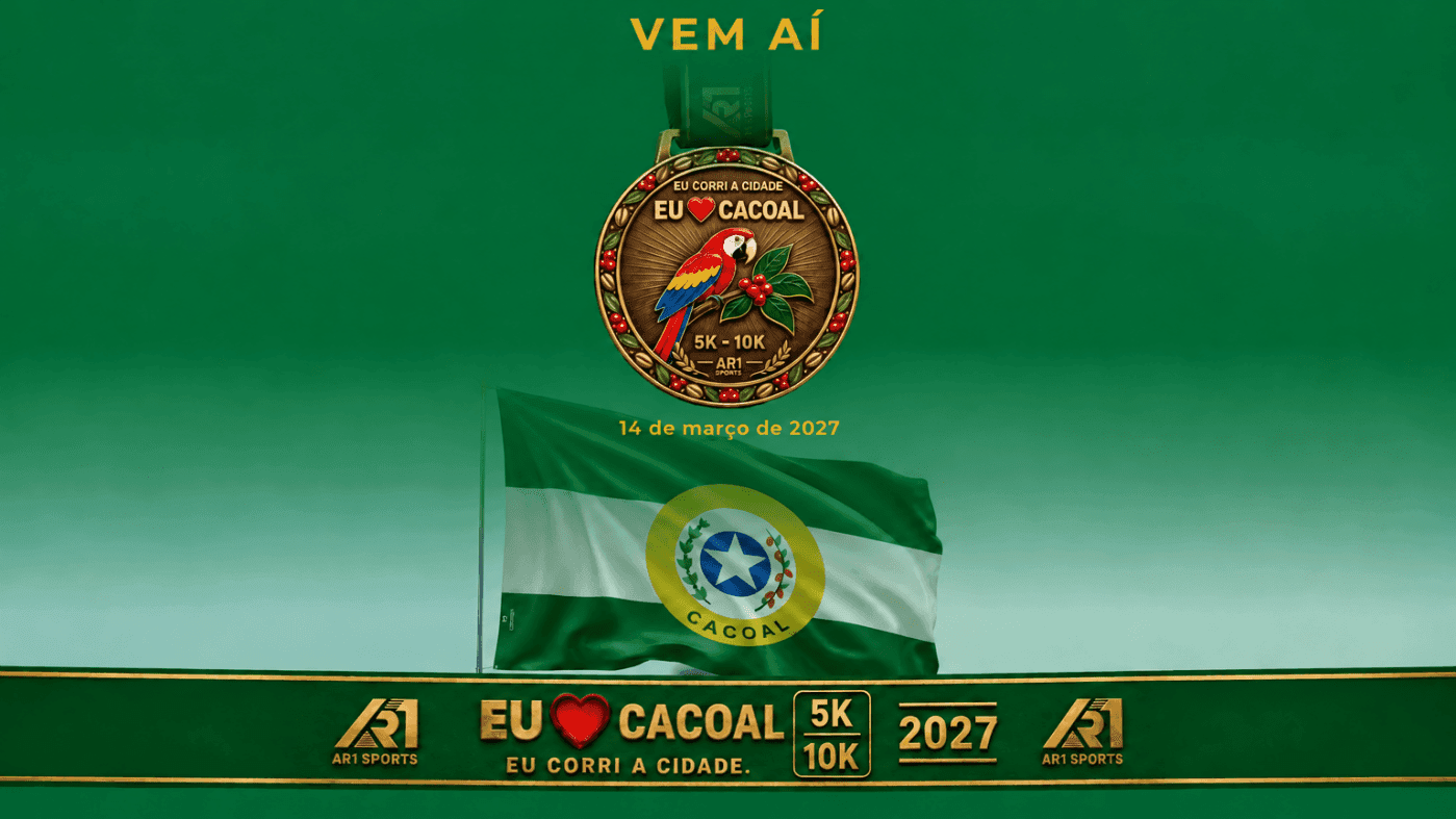 Imagem de divulgação: Corrida Eu Amo Cacoal 2027