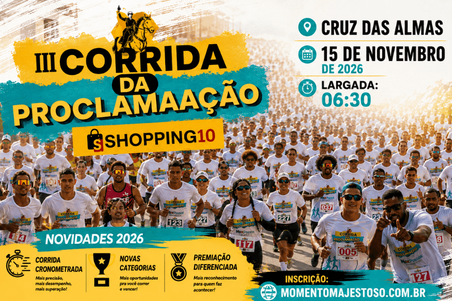 Imagem de divulgação: Corrida da Proclamação - 3ª Ediçao