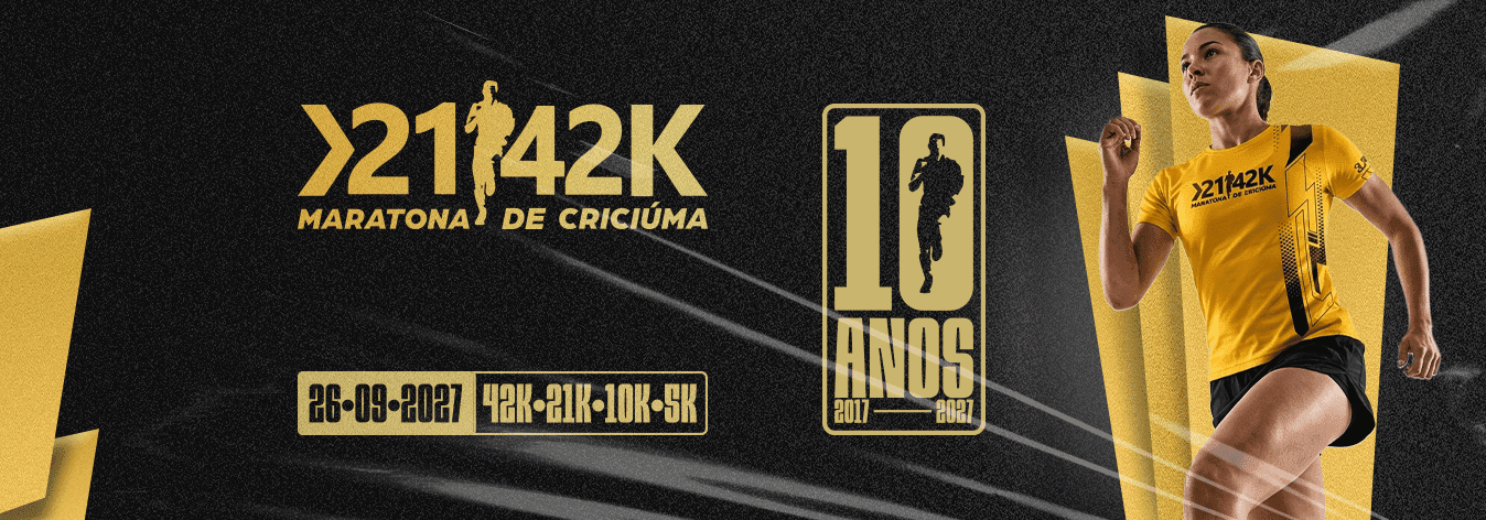 Imagem de divulgação: Maratona de Criciúma 2027