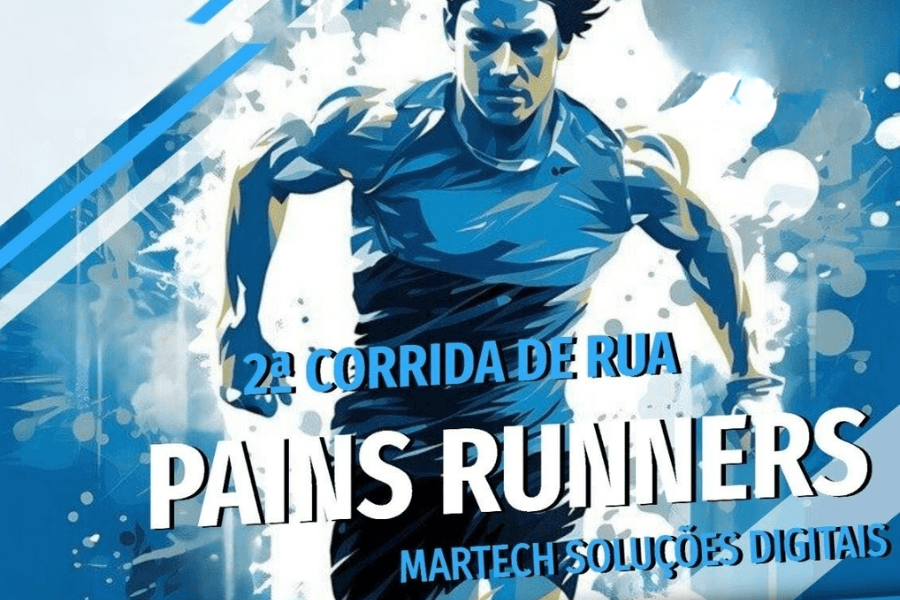 Imagem de divulgação: 2ª Corrida de Rua Pains Runners Martech Soluções Digitais