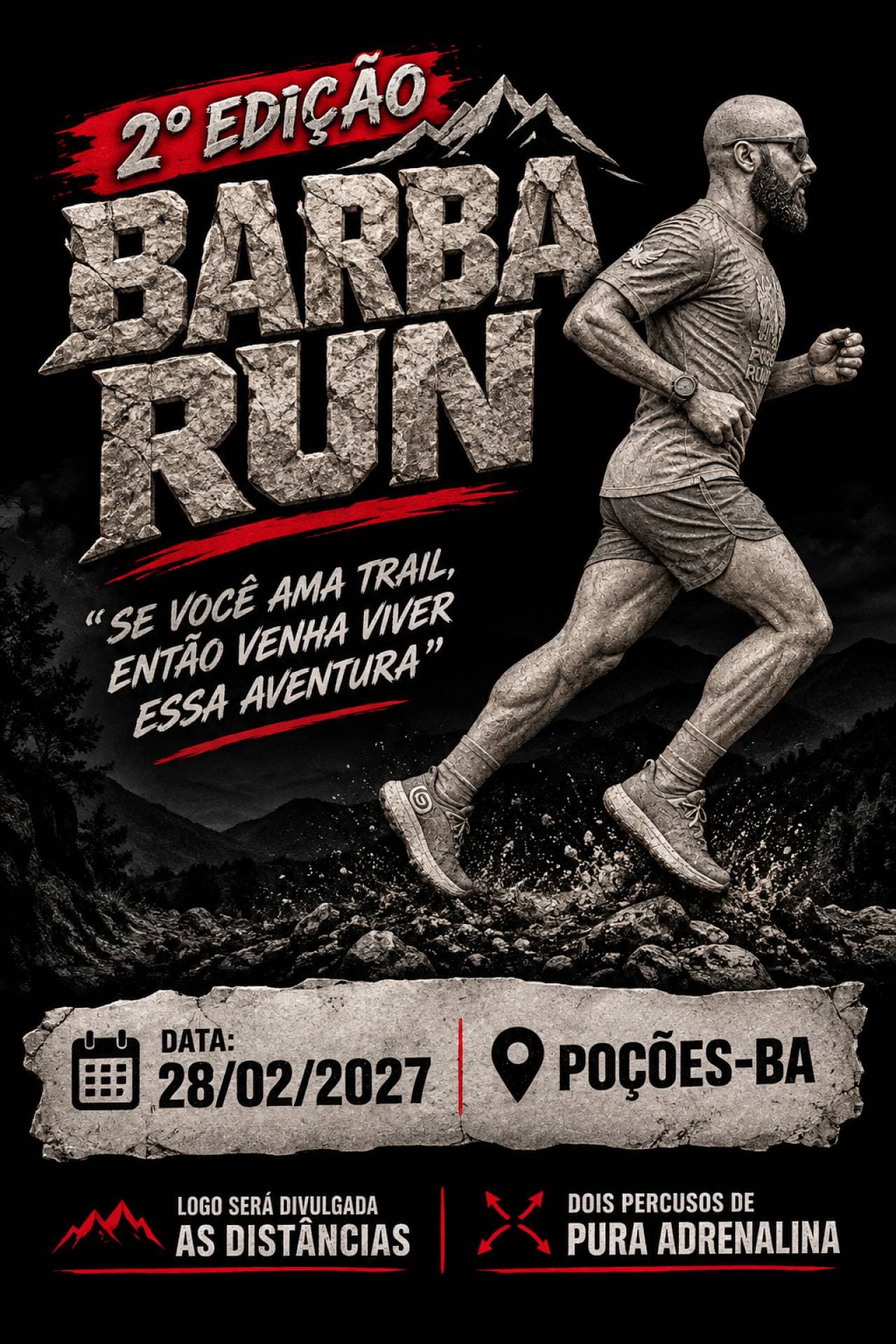 Imagem de divulgação: 2° Edição Barba Run