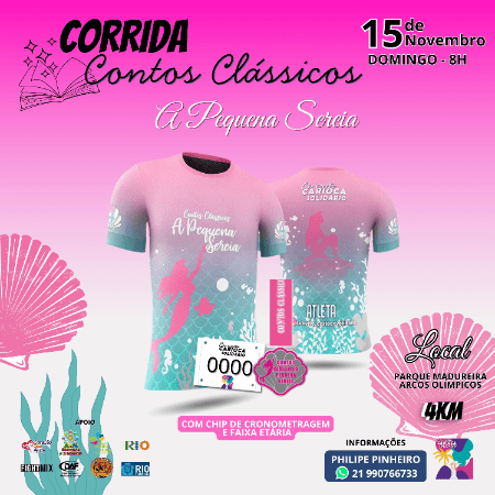 Imagem de divulgação: Corrida e Caminhada Contos Clássicos - Pequena Sereia