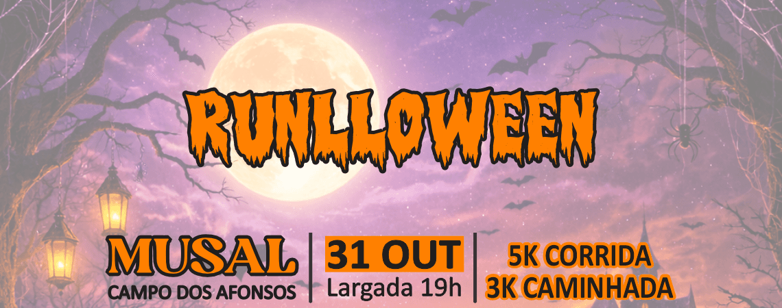 Imagem de divulgação: Runlloween - 2ª Edição