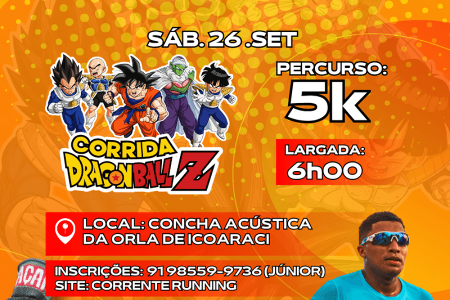 Imagem de divulgação: Corrida Dragon Ball Z