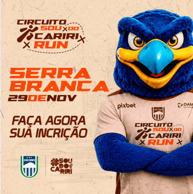 Imagem de divulgação: Sou do Cariri Run Etapa Serra Branca
