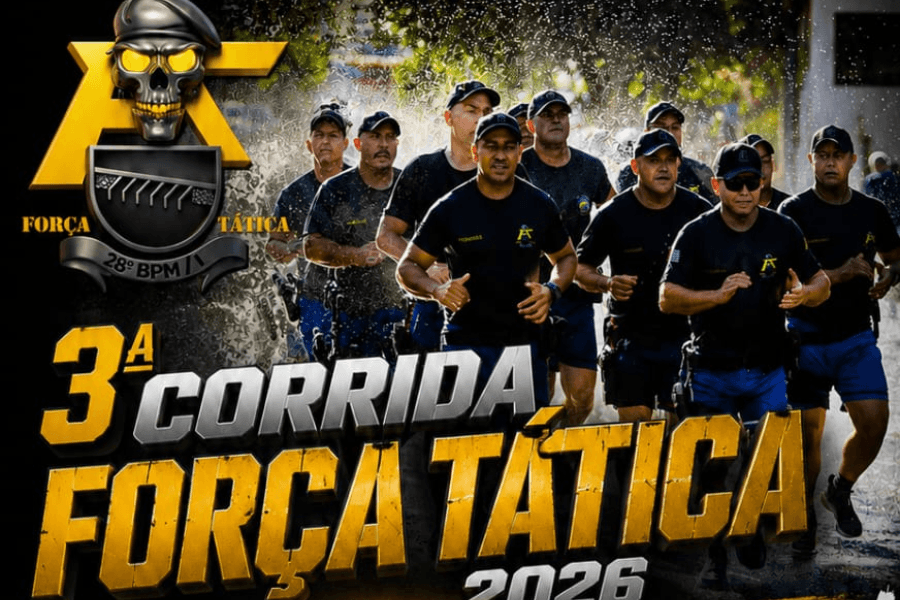 Imagem de divulgação: 3ª Corrida e Caminhada da Força Tática