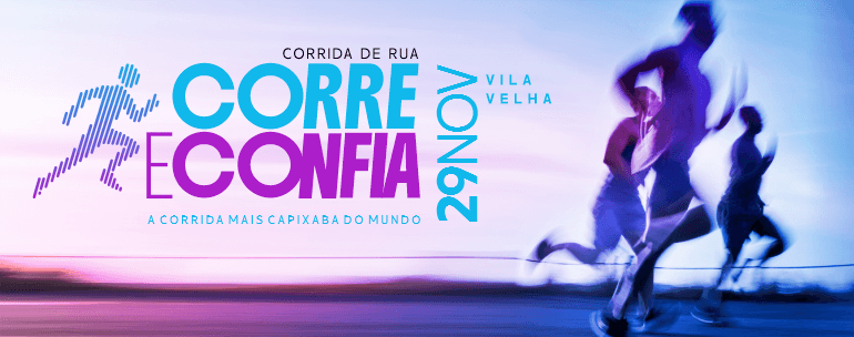 Imagem de divulgação: Corrida Corre e Confia