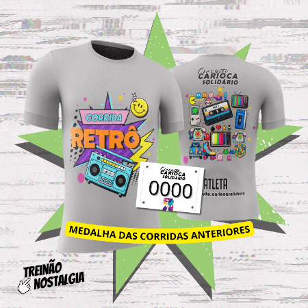 Imagem de divulgação: Corrida Nostalgia - Treinão Retro