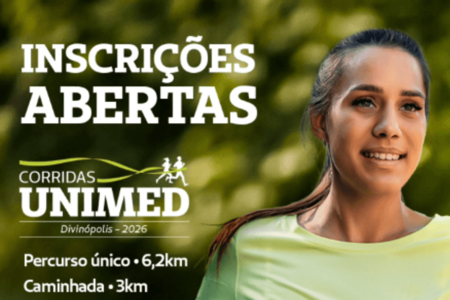 Imagem de divulgação: 6ª Corrida da Unimed Divinópolis