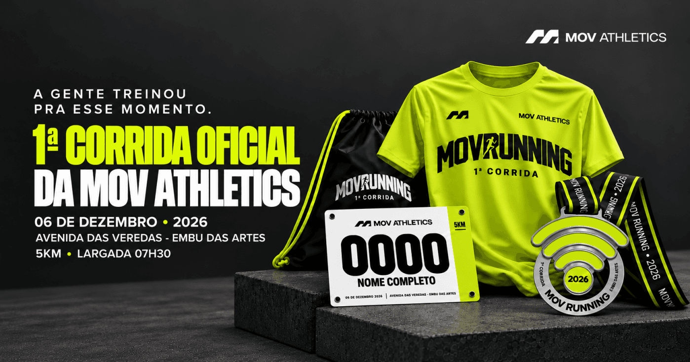Imagem de divulgação: Mov Running - 1ª Corrida Mov Athletics