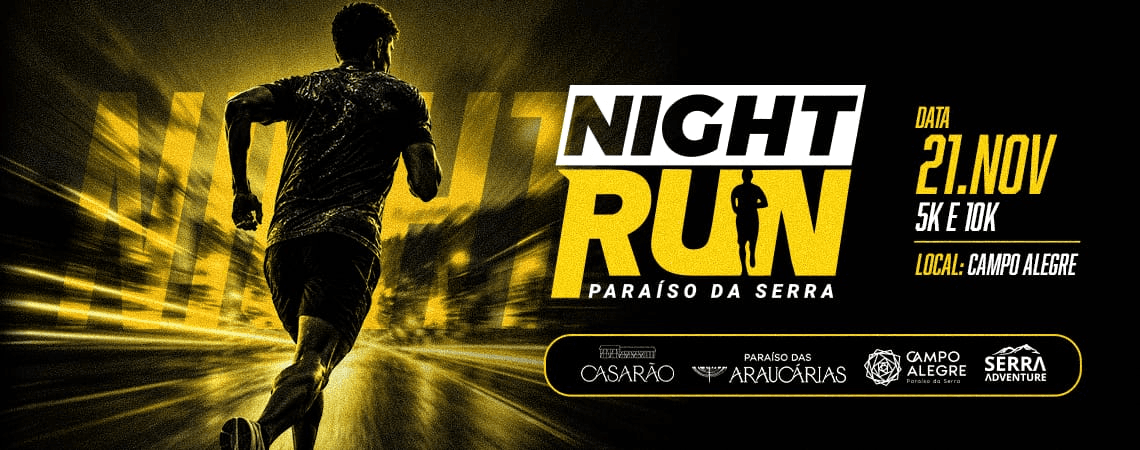 Imagem de divulgação: 2ª Night Run