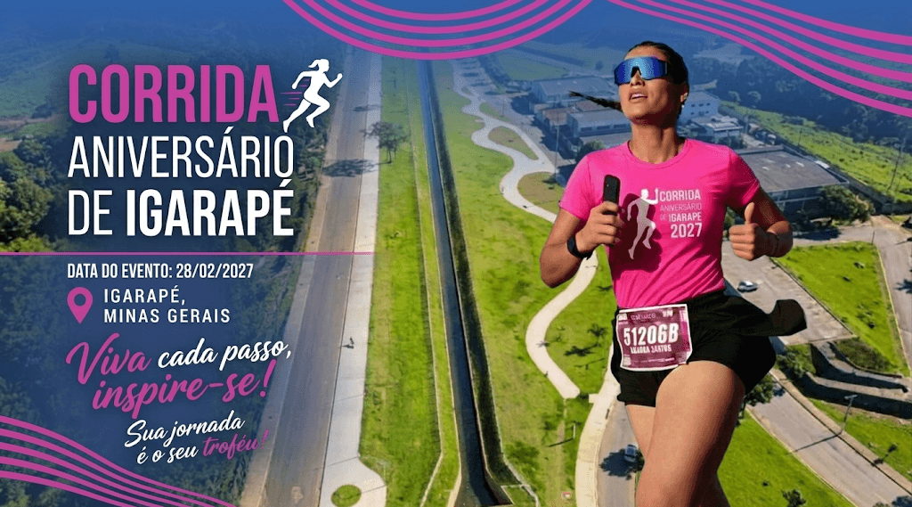 Imagem de divulgação: Corrida Aniversário de Igarapé 2027