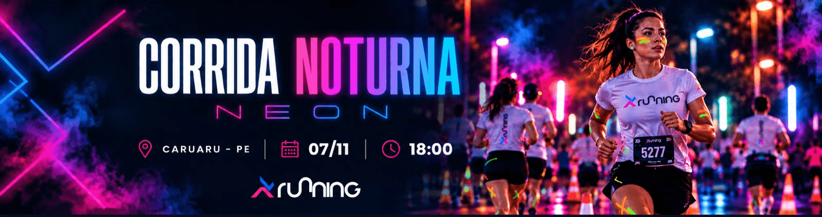 Imagem de divulgação: 1ª Corrida X-Running