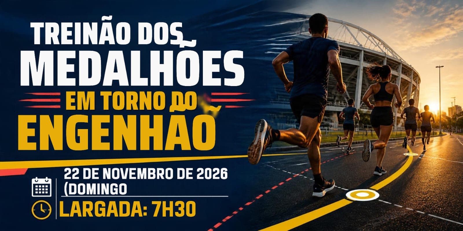 Imagem de divulgação: Treinão dos Medalhões em Torno do Engenhão