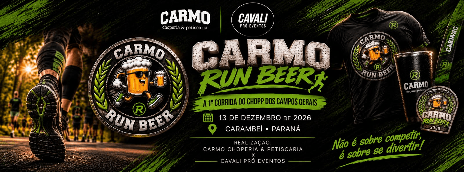 Imagem de divulgação: Carmo Run Beer- 2026