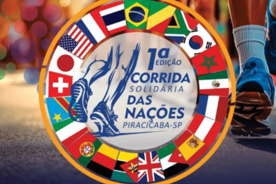 Imagem de divulgação: Corrida Solidária das Nações