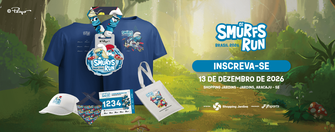 Imagem de divulgação: Smurfs Run Shopping Jardins - Aracaju