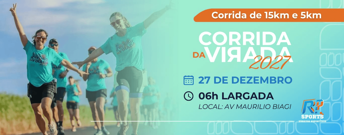 Imagem de divulgação: Corrida da Virada 2026