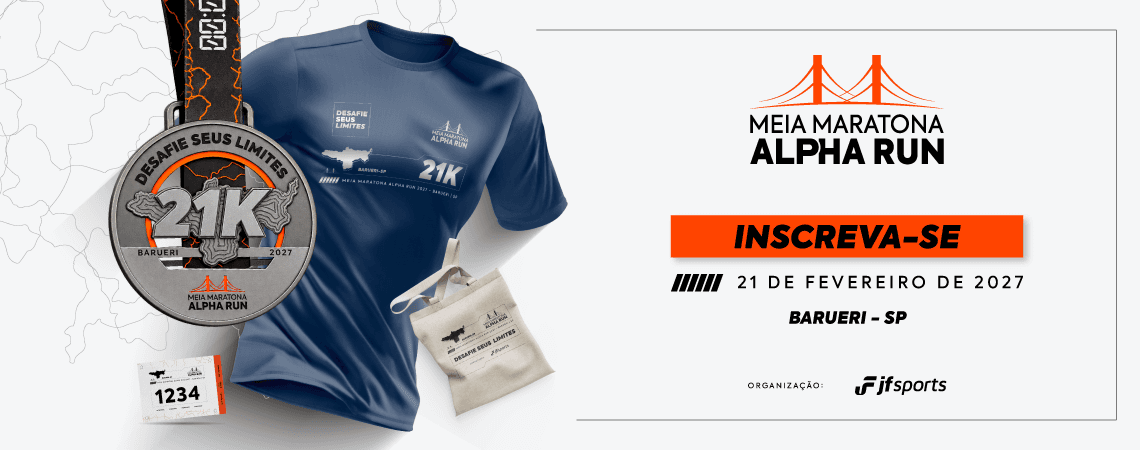 Imagem de divulgação: Meia Maratona Alpha Run
