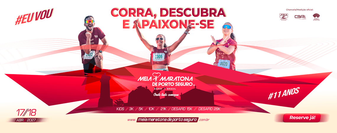 Imagem de divulgação: Meia Maratona de Porto Seguro - 2027