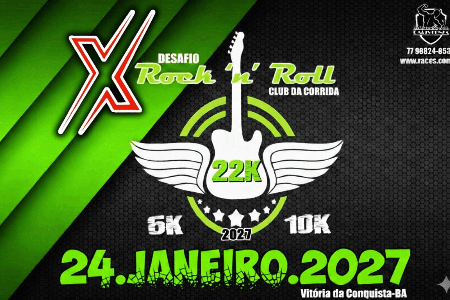 Imagem de divulgação: X Desafio Rock N Roll Club 2027
