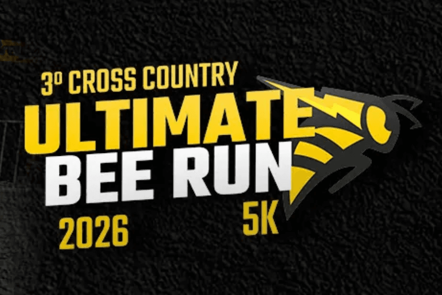 Imagem de divulgação: 3º Cross Country Ultimate Bee Run 5k 2026