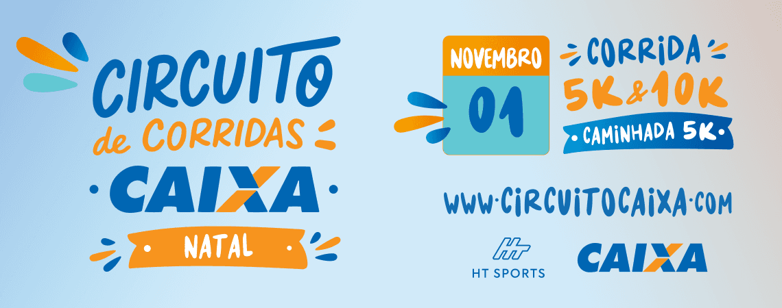 Imagem de divulgação: Circuito de Corridas Caixa - Etapa Natal 2026