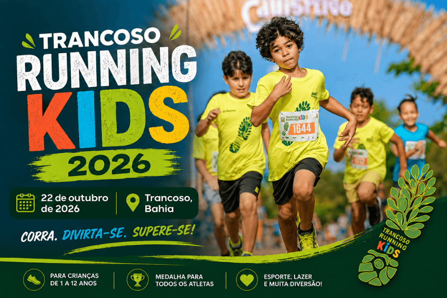 Imagem de divulgação: Trancoso Running Kids 2026
